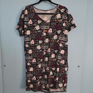 Secret Treasures Black Espresso Sleepwear Size Large-XL